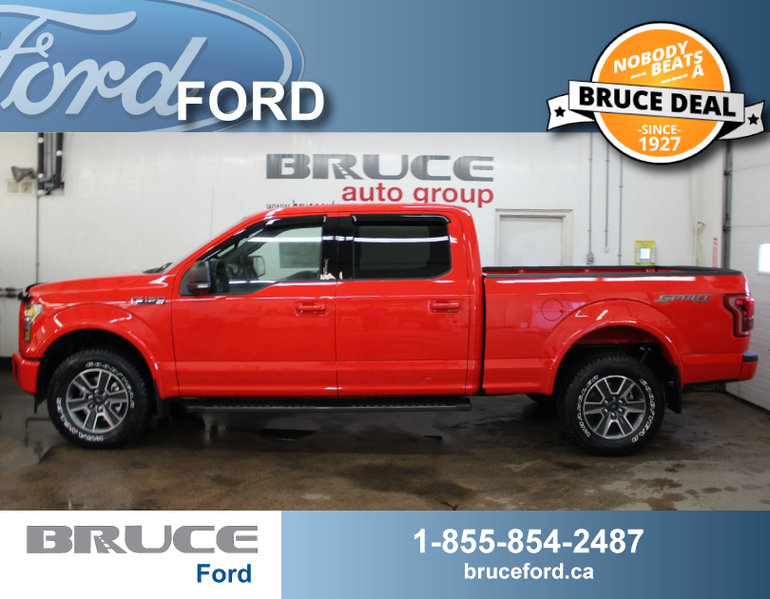 New 2017 Ford F 150 Xlt Sport 5 0l 8 Cyl Automatic 4x4 Supercrew For Sale 43019 0 Bruce Automotive Group