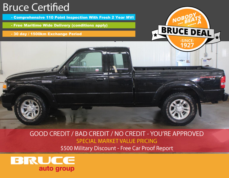 Used 2011 Ford Ranger SPORT 4.0L 6 CYL 5 SPD MANUAL 4X4 SUPERCAB for