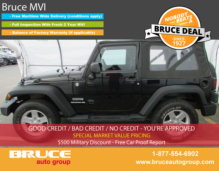 Used 2011 Jeep Wrangler Sport 3 8l 6 Cyl 5 Spd Manual 4x4