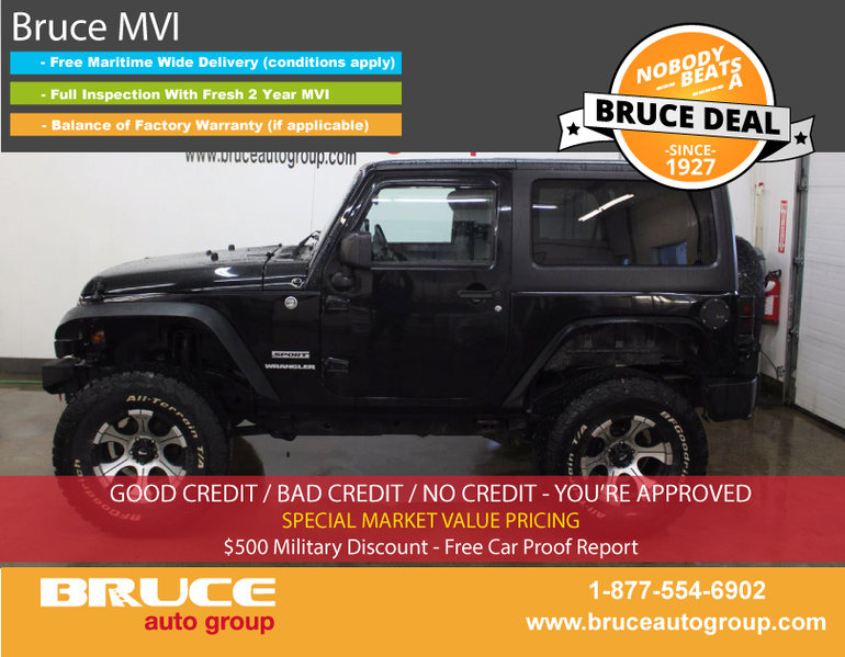 Used 2012 Jeep Wrangler SPORT 3.6L 6 CYL 6 SPD MANUAL 4X4
