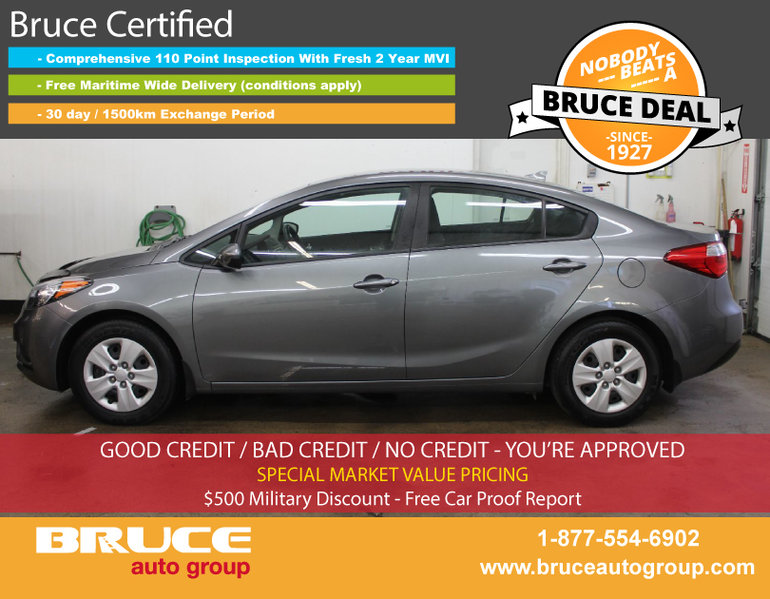 Used 2016 Kia Forte LX 1.8L 4 CYL 6 SPD MANUAL FWD 4D SEDAN for Sale