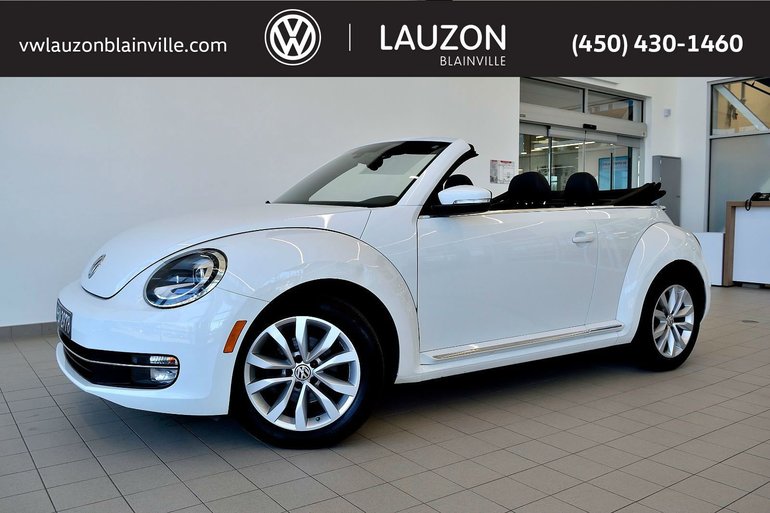 Used 16 Volkswagen Beetle Convertible Comfortline White 58 662 Km For Sale 0 Volkswagen Lauzon Blainville a