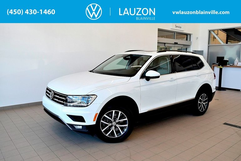 Used 2019 Volkswagen Tiguan Comfortline White 40 596 Km For Sale 29950 0 Volkswagen Lauzon Blainville M0604a