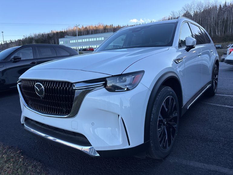 Mazda CX-90 PHEV AWD GT BLACK LEATHER (EXTRA MACHINE GREY/WHITE PAINT) BLACK 2025