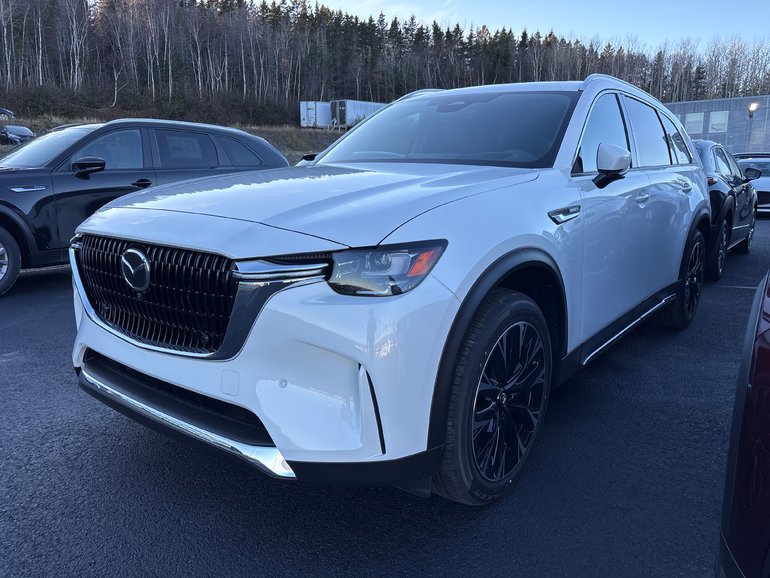 Mazda CX-90 PHEV AWD GT BLACK LEATHER (EXTRA MACHINE GREY/WHITE PAINT) BLACK 2025