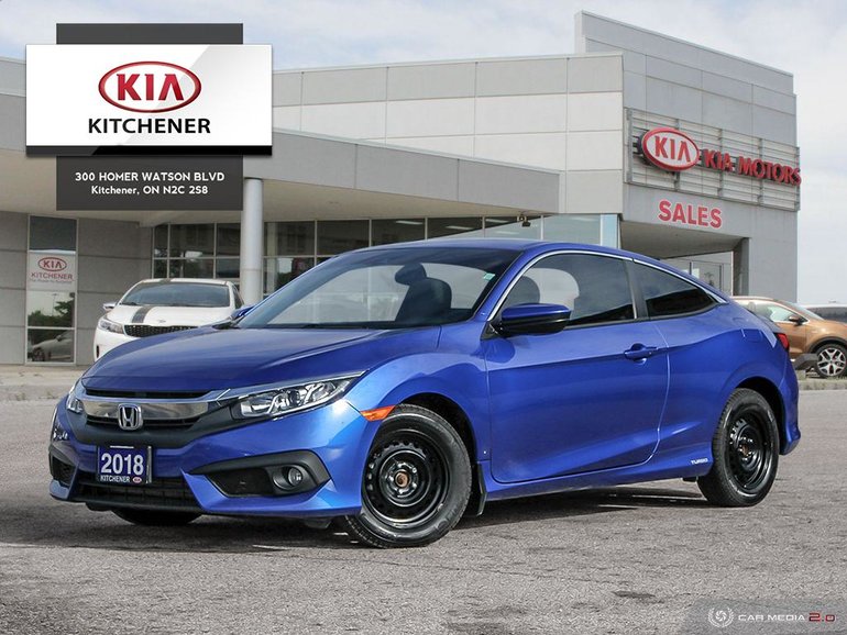 Used 2018 Honda Civic Coupe EX-T - FULL WINTER TIRE ...