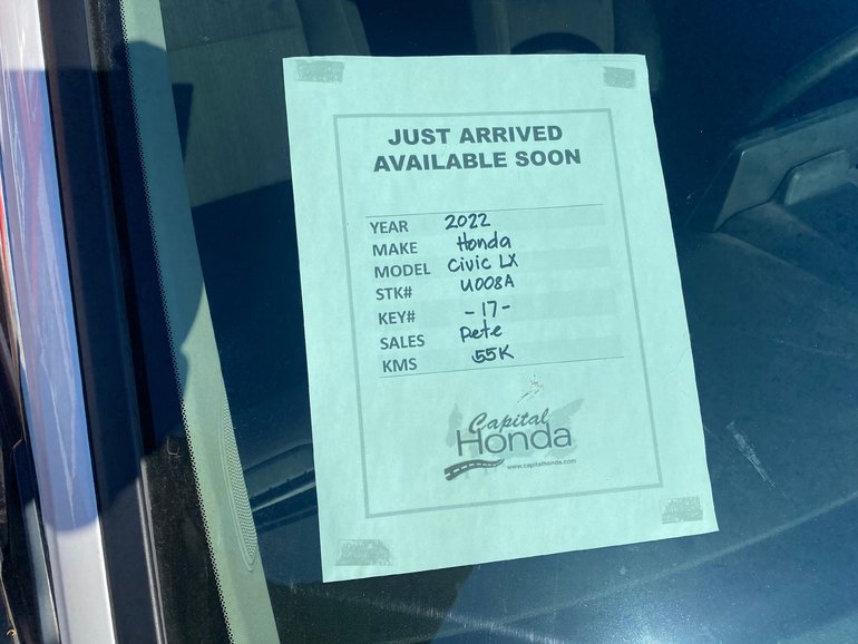 2022 Honda Civic Sedan