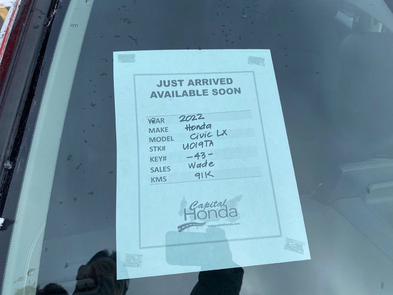 2022 Honda Civic Sedan