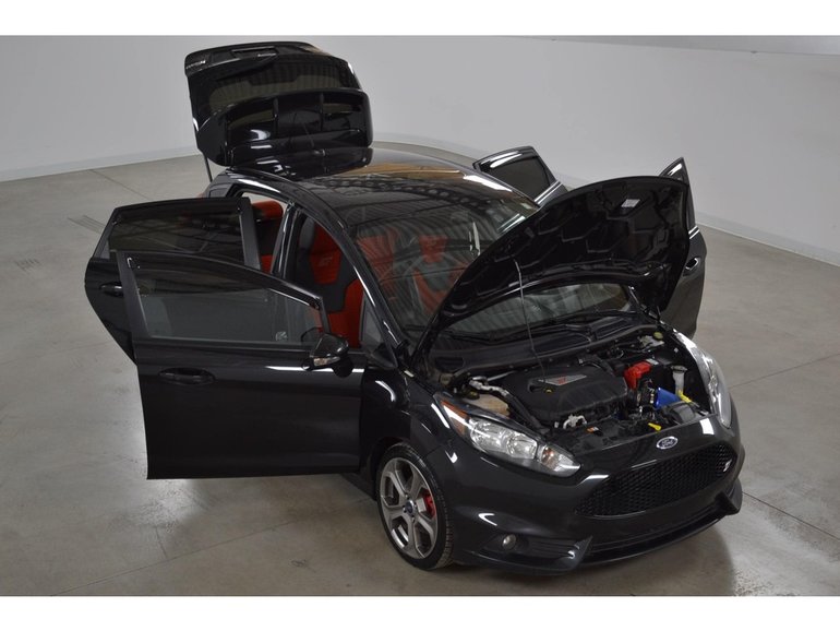 Used 2014 Ford Fiesta St Hb Sony Sync Cuir Rouge Noir Toit Ouvrant