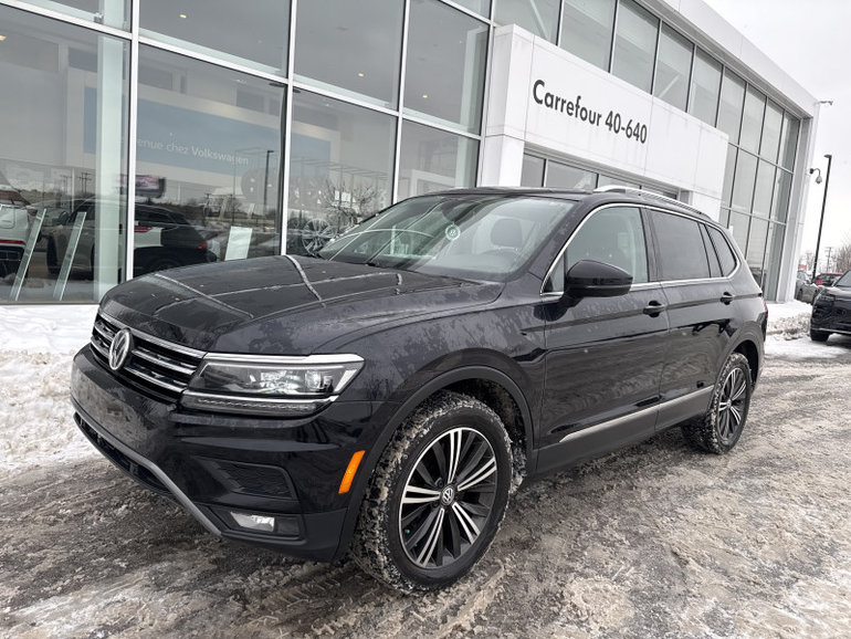 2018 Volkswagen TIGUAN HIGHLINE 4MOTION CUIR TOIT PANO CARPLAY CAMÉRA