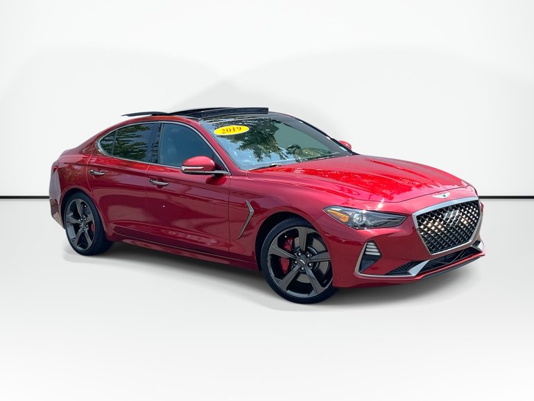 2019 GENESIS G70 3.3T Sport | Leather | Sunroof | Nav | Cam | USB