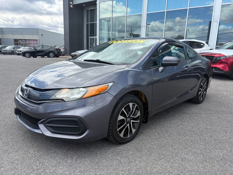 2015 Honda Civic Coupe EX TOIT A/C AUTO CAMERA REGULATEUR BLUETOOTH MAGS
