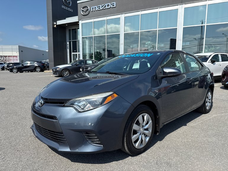 Toyota Corolla LE A/C CAMERA DE RECUL REGULATEUR BLUETOOTH 2015