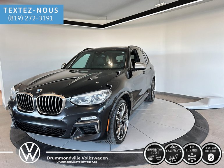BMW X3 M40i + TOIT + CUIR + NAV/GPS + JAMAIS ACCIDENT ++ 2018