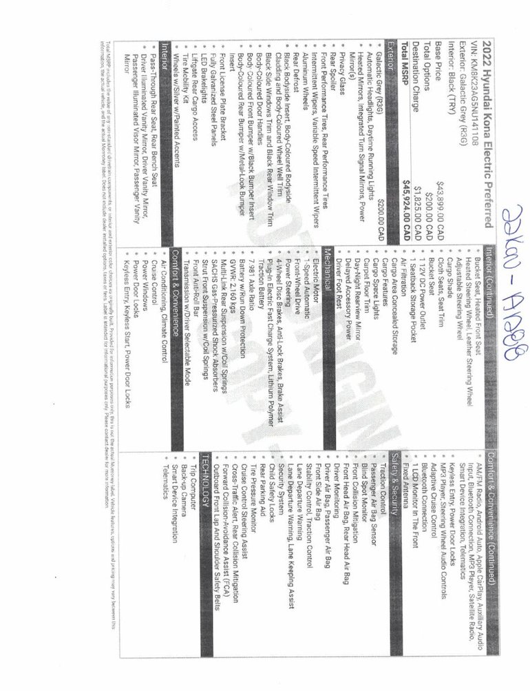 2022 Hyundai Kona Electric