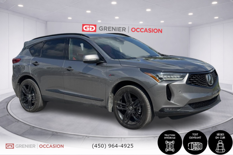 Acura RDX A-Spec Cuir Rouge Bas Kilométrage 2023