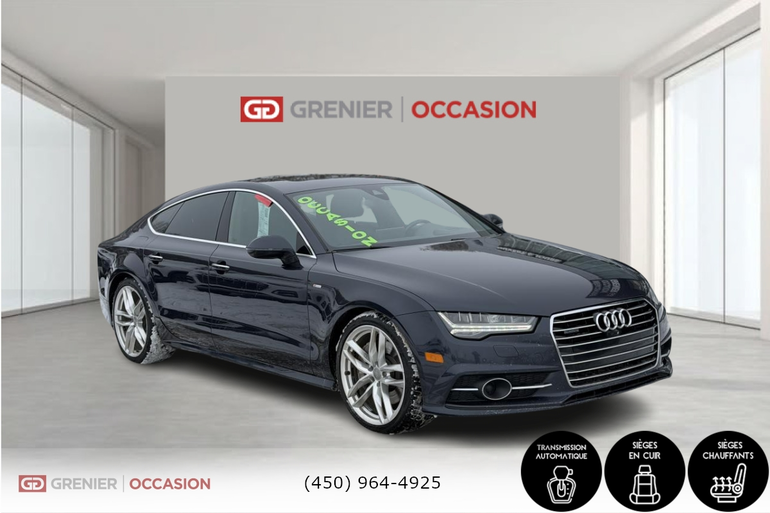 2017 Audi A7 3.0T Technik AWD Cuir Toit Ouvrant