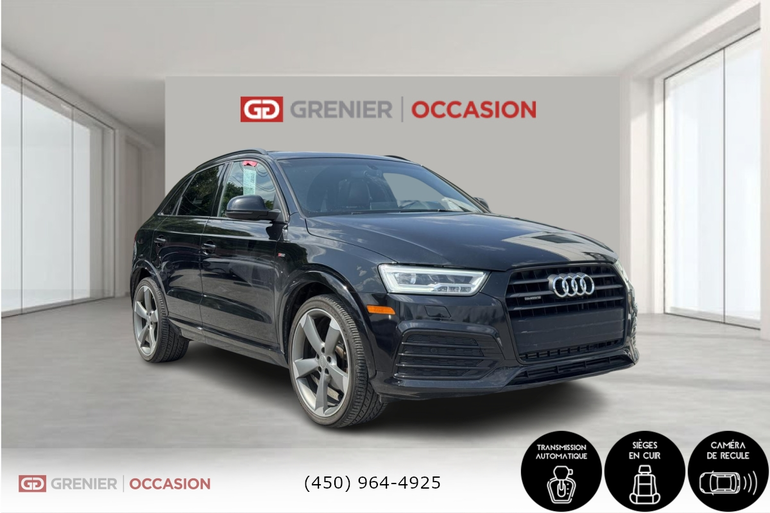 2016 Audi Q3 Technik Cuir Toit Panoramique Bas Kilométrage