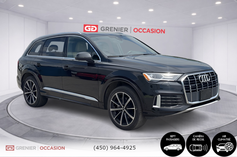 Audi Q7 Progressiv Cuir Toit Panoramique Bas Kilométrage 2022