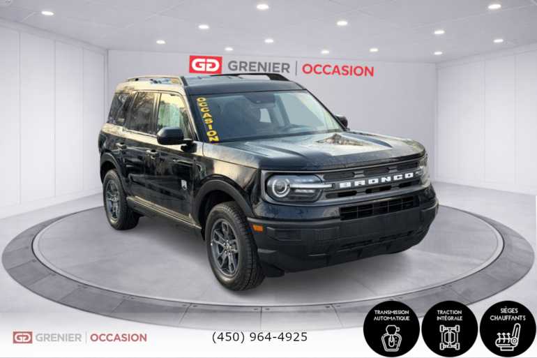 Ford Bronco Sport Big Bend caméra de recul 2022