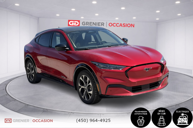 2021 Ford Mustang Mach-E Premium AWD Cuir Navigation