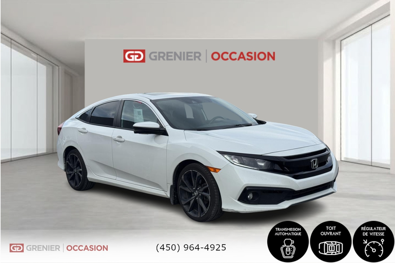 2019 Honda Civic Sport Sièges Chauffants Caméra De Recul