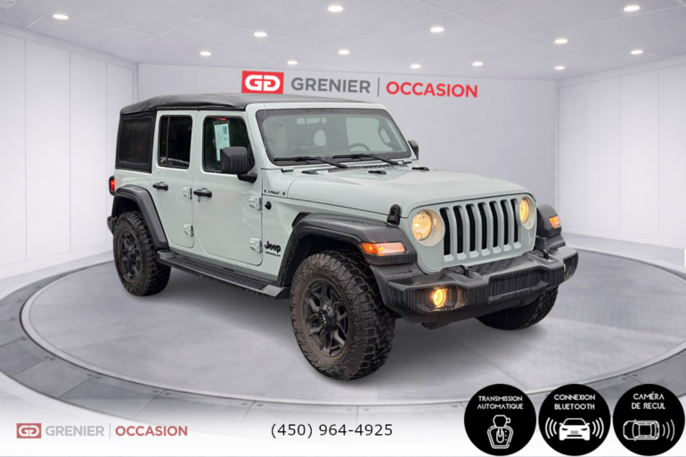 Jeep Wrangler Sport S 2 Toit Bas Kilométrage 2023