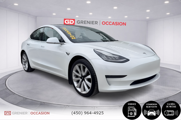 Tesla Model 3 Standard Range Plus Bas Kilométrage 2020