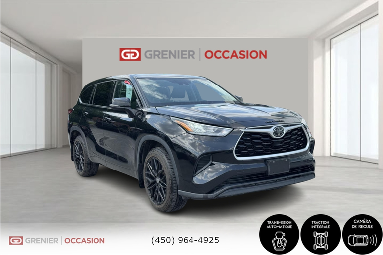 Toyota Highlander LE AWD Sièges Chauffants 2020
