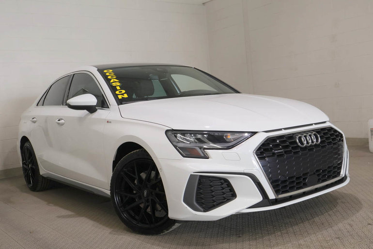 2023 Audi A3 SEDAN PROGRESSIV + AWD + TOIT OUVRANT