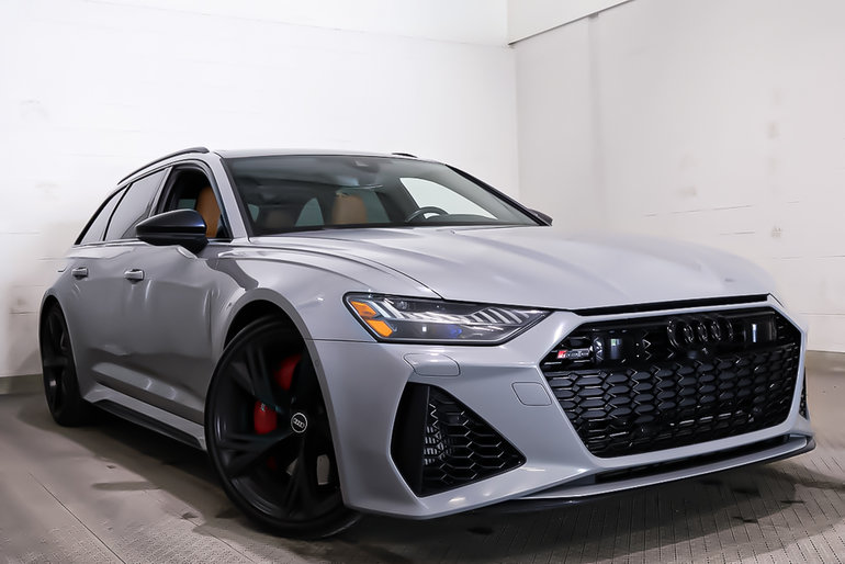 2021 Audi RS6 AVANT + AWD + V8 4.0L + CUIR + CARPLAY