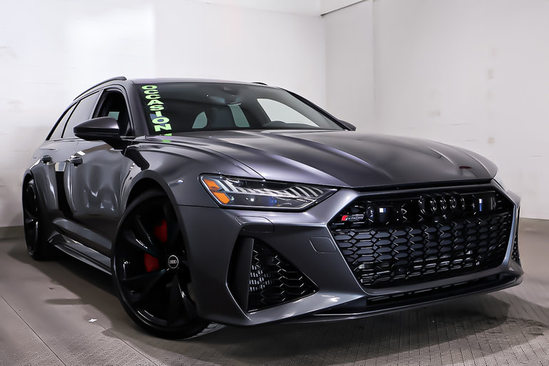 2024 Audi RS6 AVANT PERFORMANCE + AWD + TOIT OUVRANT PANO