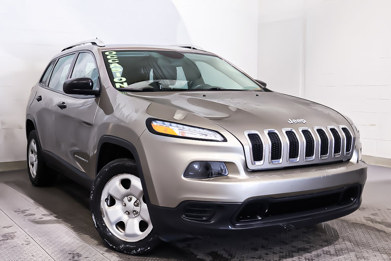 Jeep Cherokee SPORT + 4X4 + DEMARREUR + CAMERA DE RECUL 2016