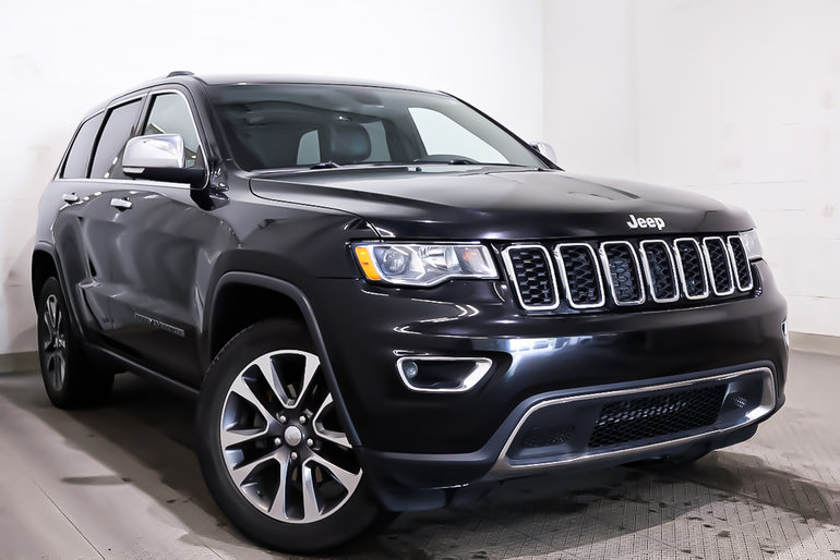 2018 Jeep Grand Cherokee LIMITED + 4X4 + V6 3.6L + TOIT OUVRANT