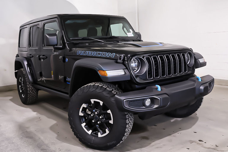 2024 Jeep Wrangler 4XE PHEV + RUBICON + 4X4 + SKY ONE-TOUCH