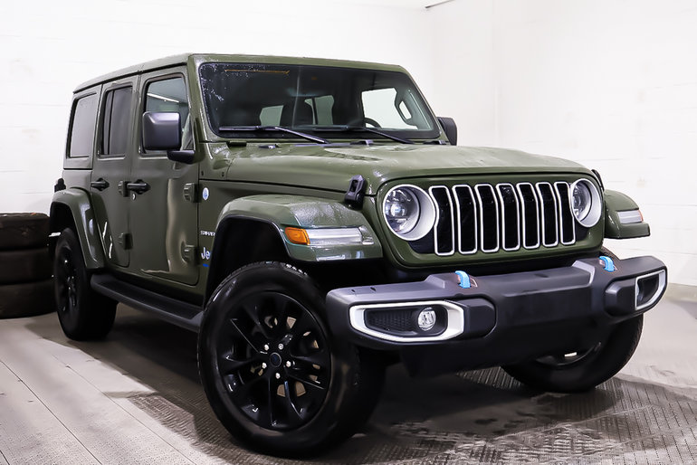2024 Jeep Wrangler 4xe SAHARA + HYBRIDE + 4X4 + TOIT RIGIDE
