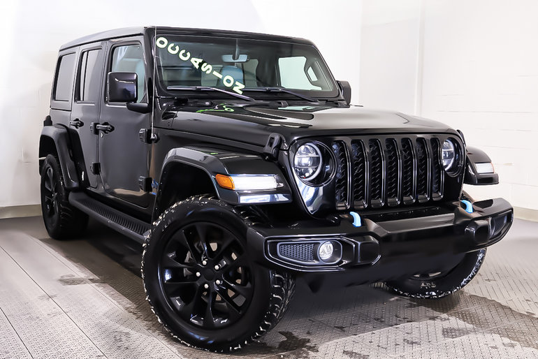 Jeep Wrangler UNLIMITED SAHARA 4XE + HIGH ALTITUDE + 4X4 + GPS 2021