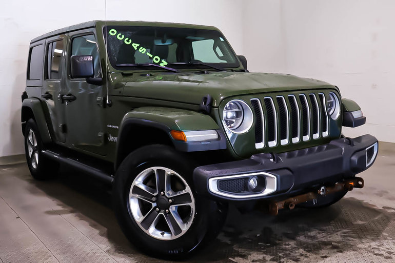 Jeep Wrangler UNLIMITED SAHARA + 4X4 + TOIT RIGIDE + V6 3.6L 2021