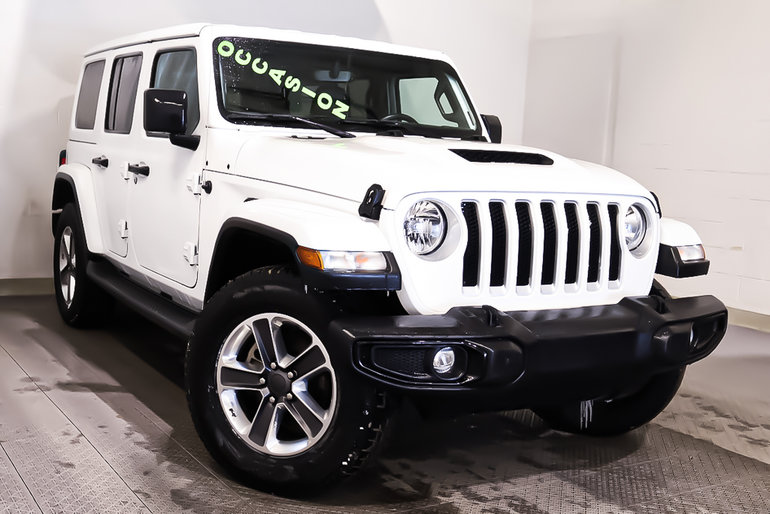 2022 Jeep Wrangler UNLIMITED SAHARA + 4X4 + TOIT RIGIDE + CUIR + GPS