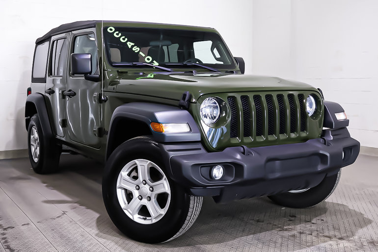 Jeep Wrangler 4 PORTES SPORT S + 4X4 + CARPLAY 2023