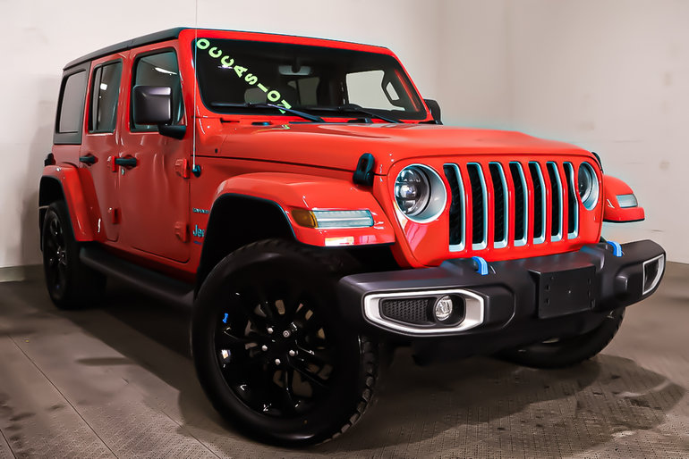 Jeep Wrangler 4XE SAHARA + HYBRIDE + 4X4 + TOIT RIGIDE 2023