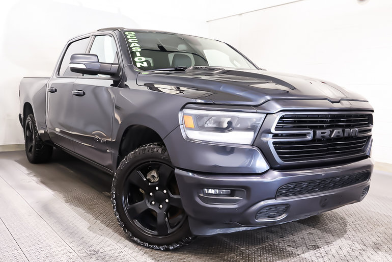 2019 Ram 1500 SPORT + REBEL + 4X4 + V8 + CREW  + BOITE 6 PIEDS