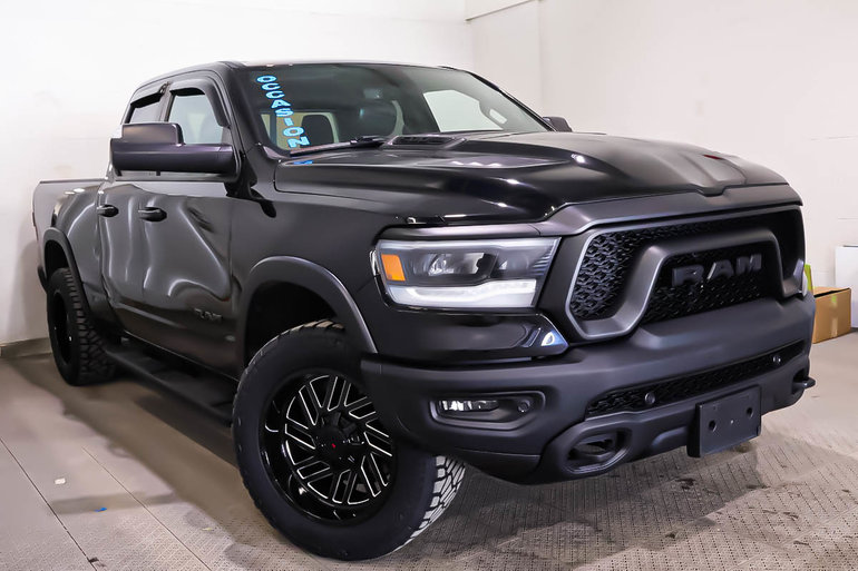 2020 Ram 1500 REBEL + 4X4 + QUAD CAB + ALLURE NOIRE + V8 HEMI