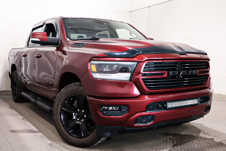 Ram 1500 SPORT + 4X4 + CREW CAB + V8 HEMI 5.7L + RAMBOX 2021