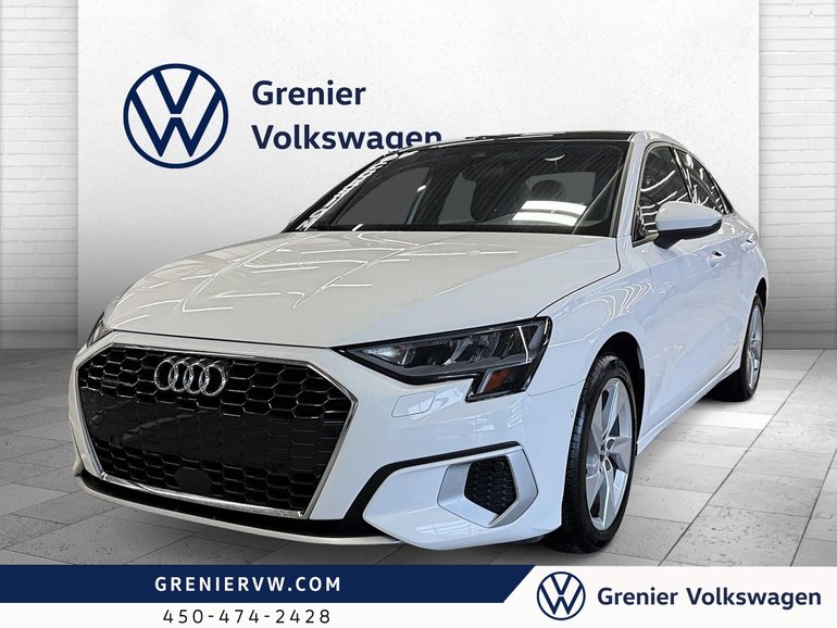 2023 Audi A3 Komfort, Quattro,Jamais Accidenté,1 Proprio