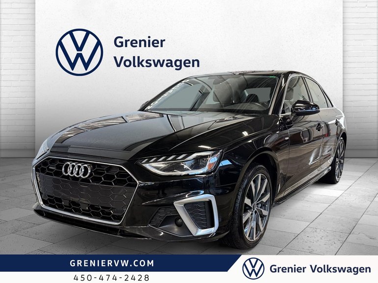 Audi A4 Progressif, Sline, Cuir, Toit, Quattro 2022