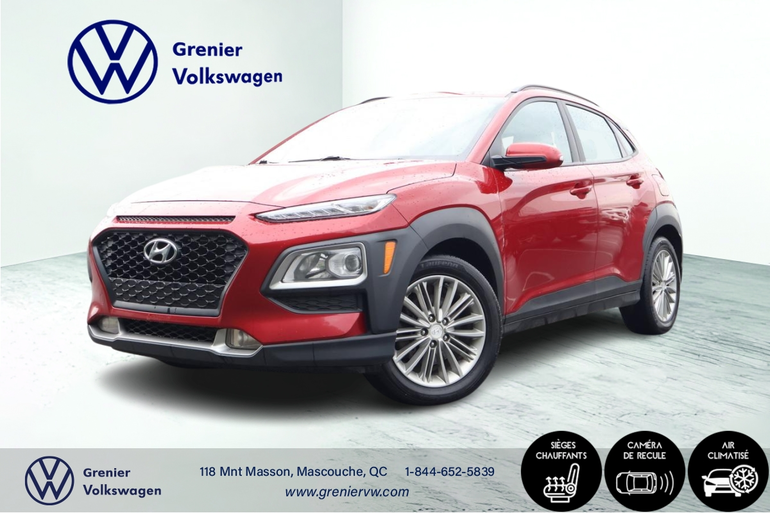 Hyundai Kona Preferred, AWD, Carplay, Démarreur a dist 2020