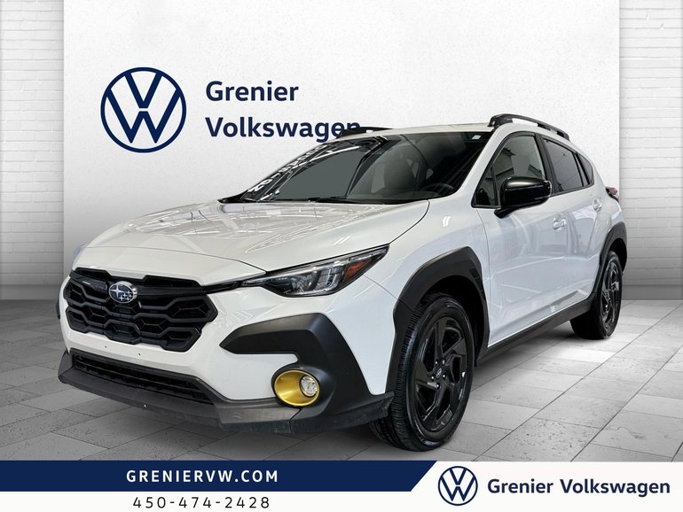 Subaru CROSSTREK Onyx, Toit, Carplay, Pneus hiver inclus 2024