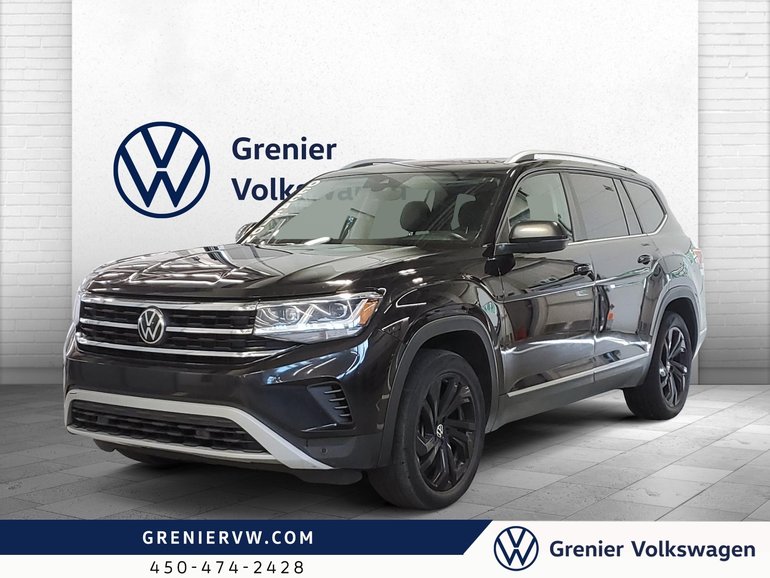 2022 Volkswagen Atlas Highline, Cuir, Toit, Carplay, V6