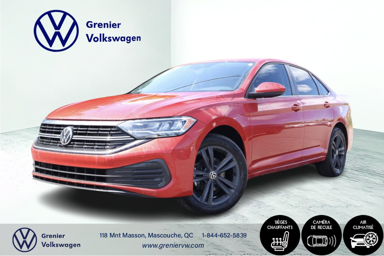 2022 Volkswagen Jetta Comfortline, Jamais Accidenté, Cuir, Carplay